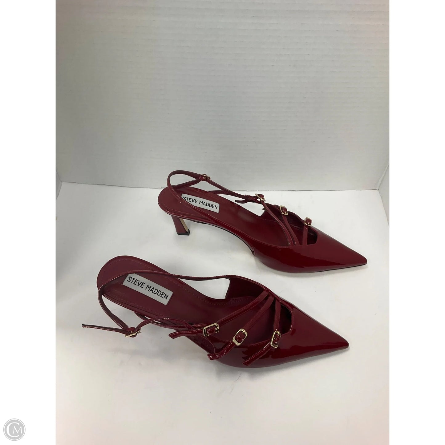 Shoes Heels Kitten By Steve Madden In Maroon, Size: 8