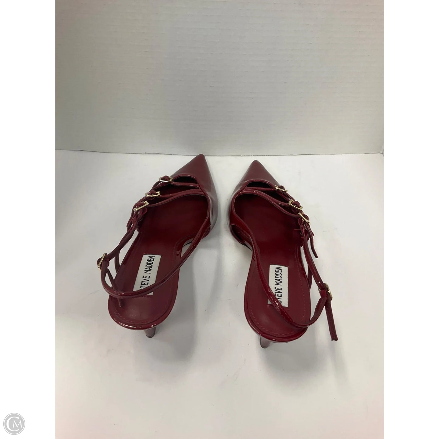 Shoes Heels Kitten By Steve Madden In Maroon, Size: 8