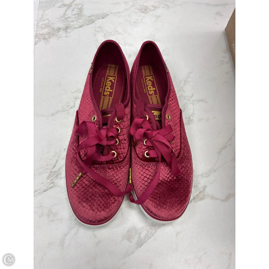 Shoes Sneakers By Keds In Maroon, Size: 7.5