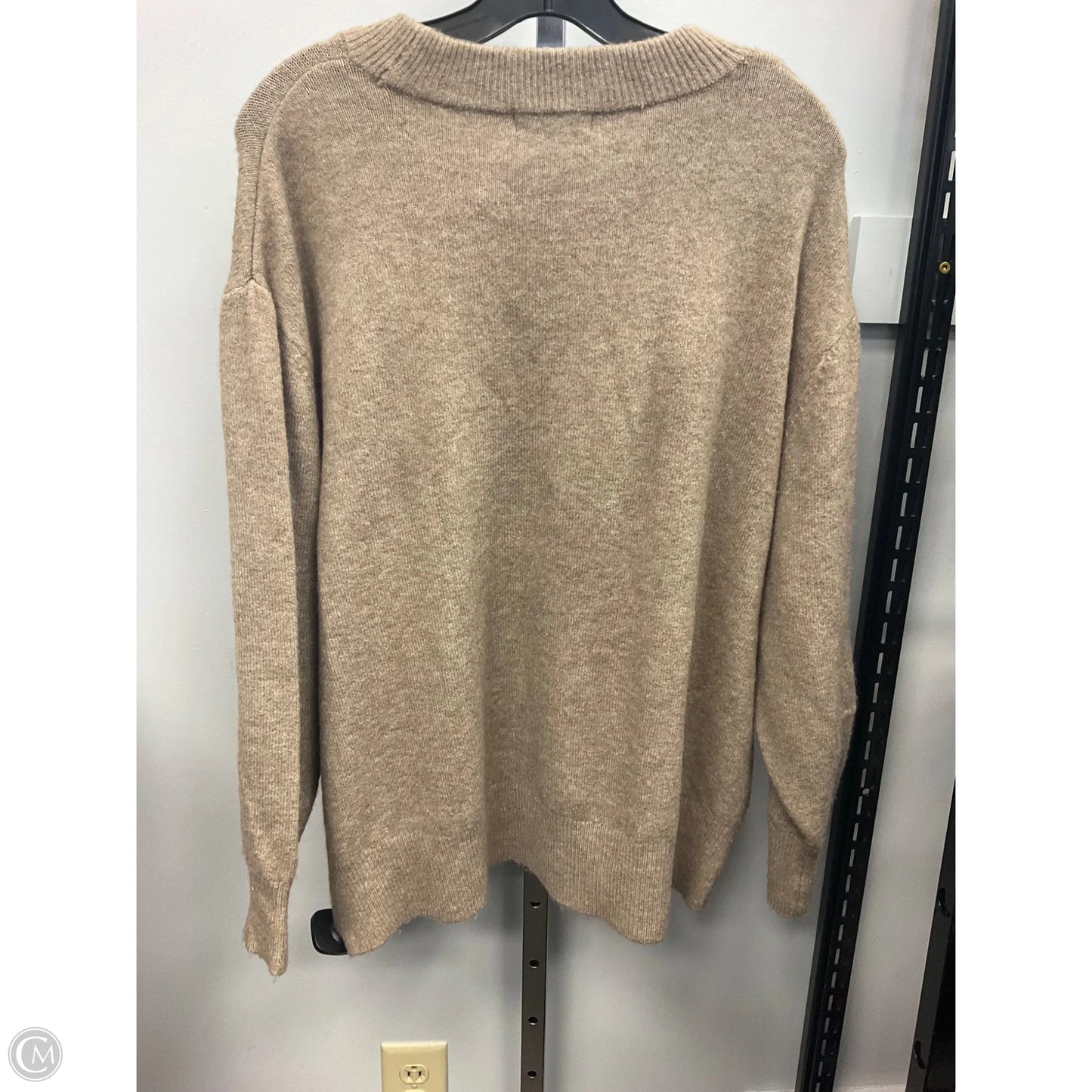 Sweater By H&m In Tan, Size: Xl