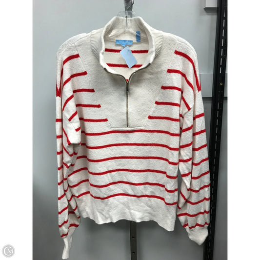 Sweater By Draper James In Striped Pattern, Size: L