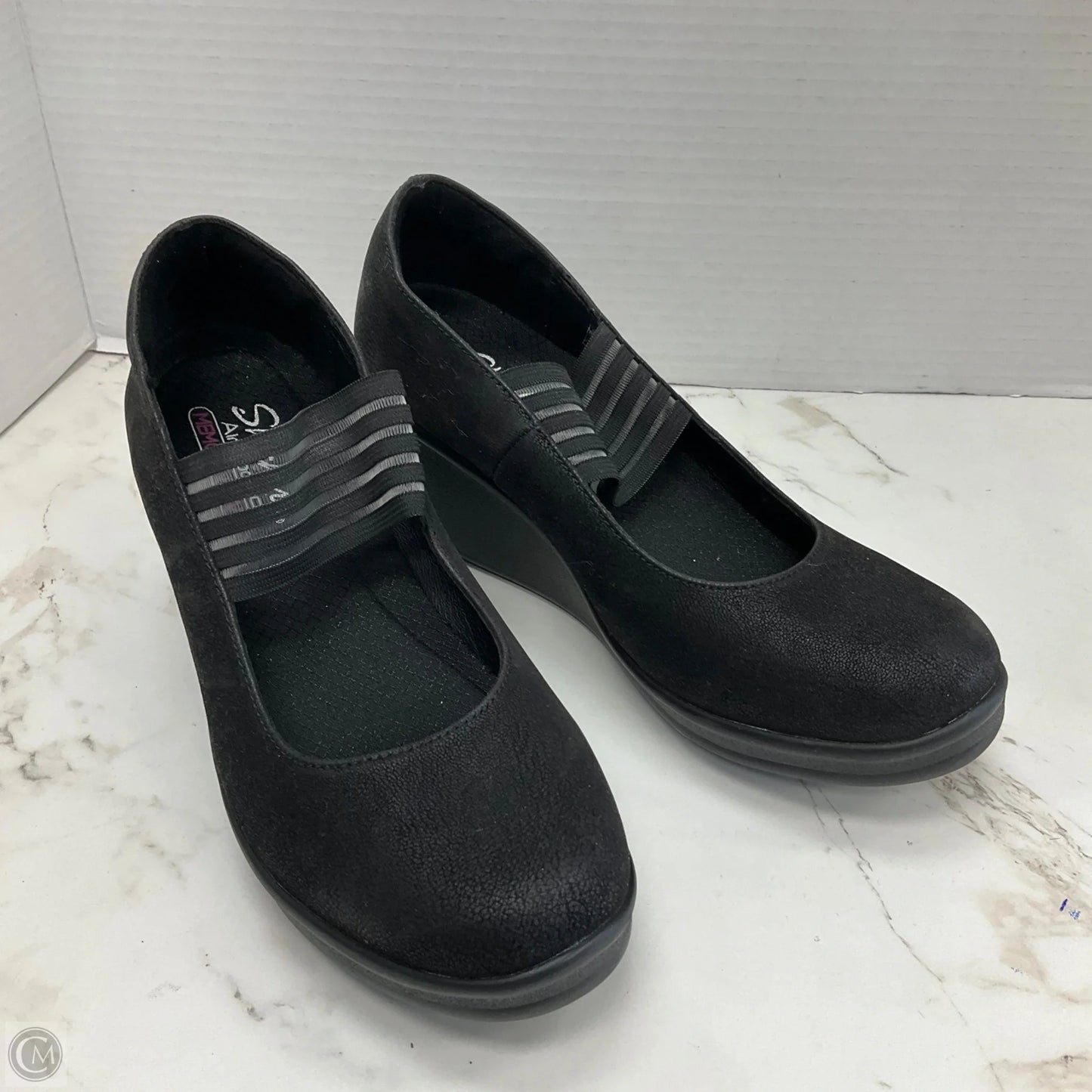 Shoes Heels Platform By Skechers In Black, Size: 9