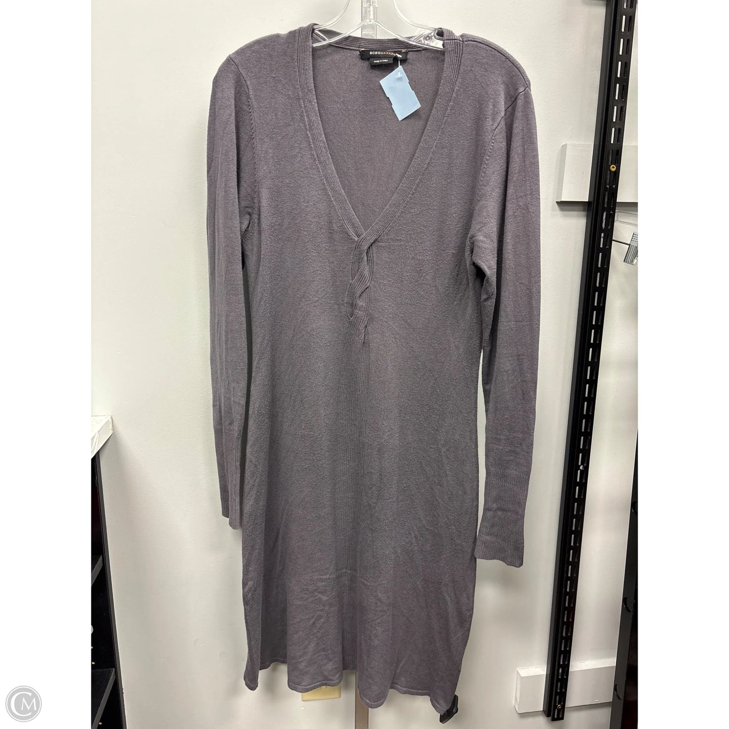 Dress Sweater By Bcbgmaxazria In Grey, Size: M