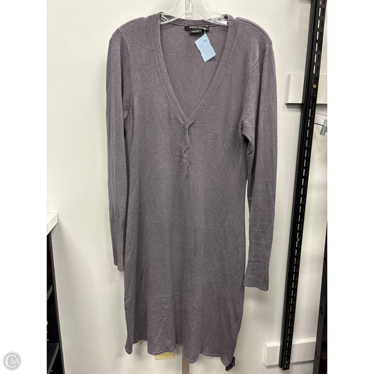 Dress Sweater By Bcbgmaxazria In Grey, Size: M