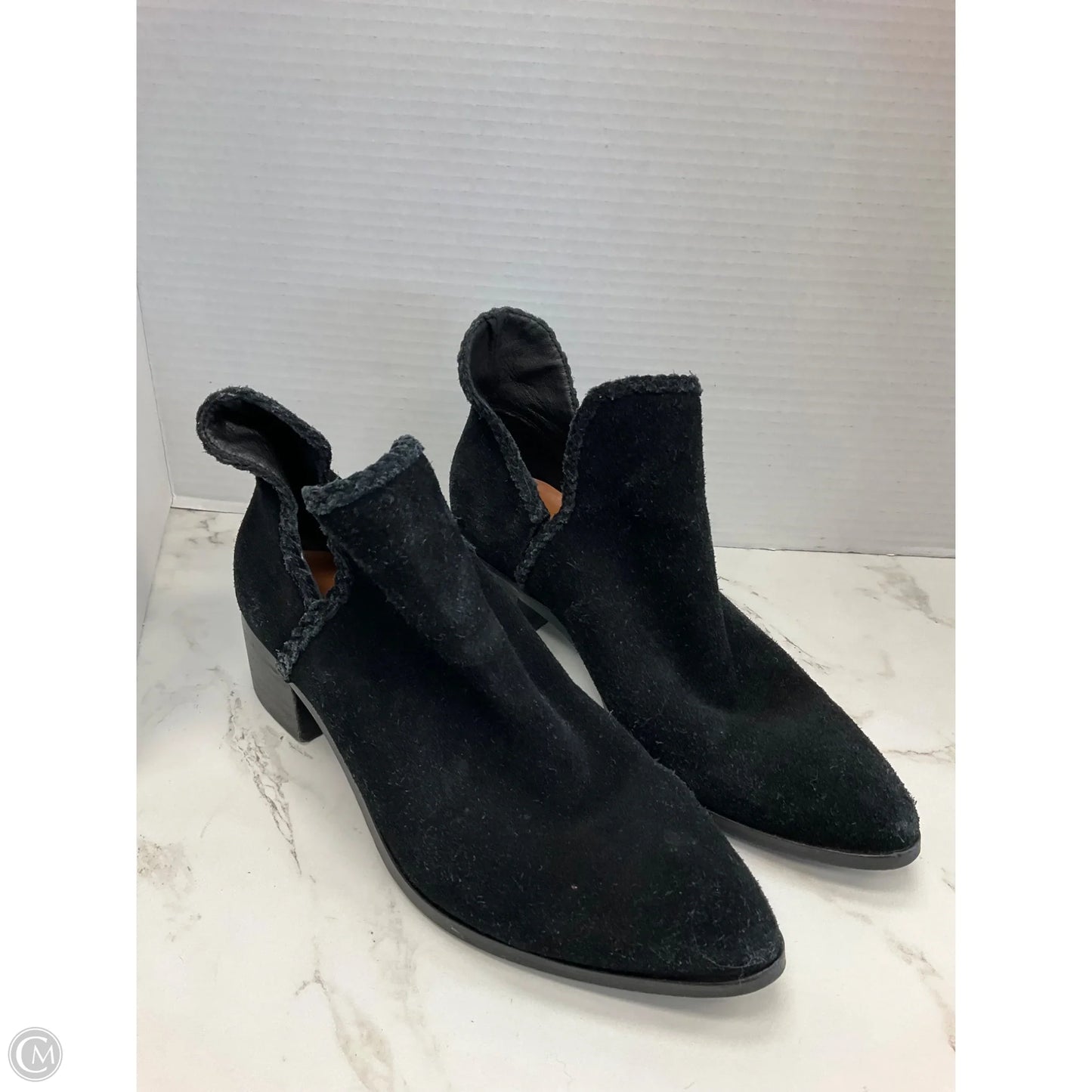 Boots Ankle Heels By Lucky Brand In Black, Size: 8