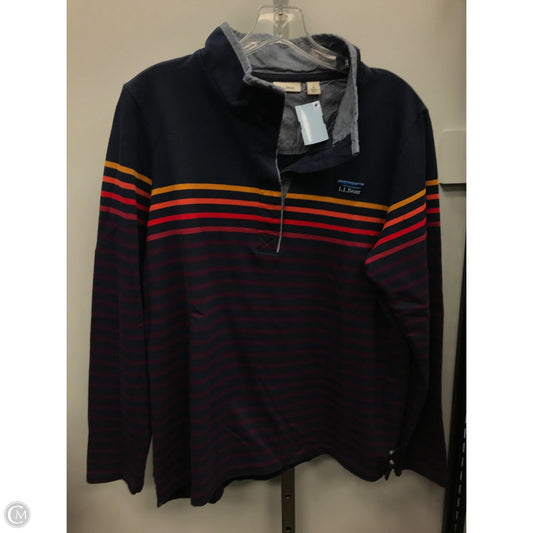 Top Long Sleeve By L.l. Bean In Navy, Size: L