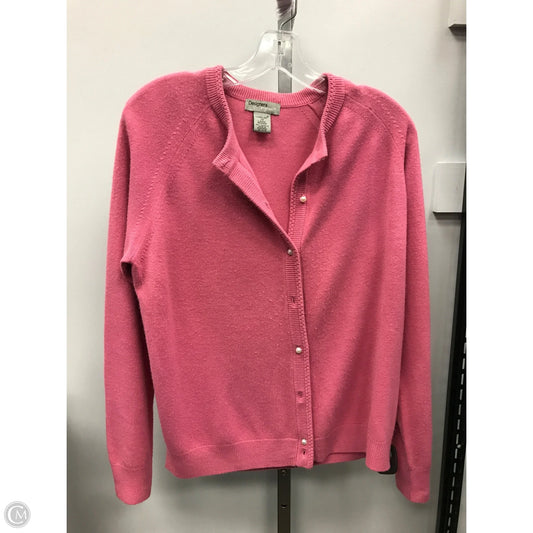 Sweater Cardigan By Cmc In Pink, Size: L