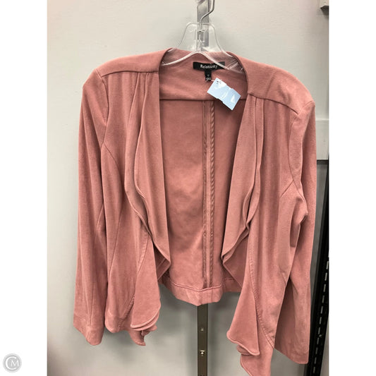 Blazer By Relativity In Pink, Size: M