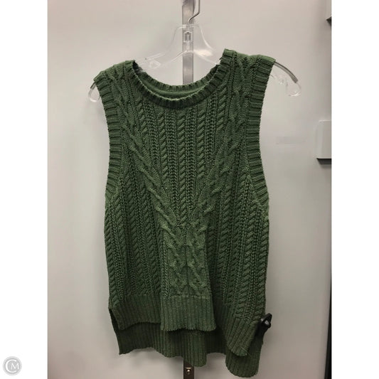 Vest Sweater By Rachel Zoe In Green, Size: M