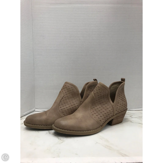 Boots Ankle Heels By Lucky Brand In Navy, Size: 7.5