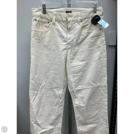 Pants Corduroy By J. Crew In Cream, Size: 4