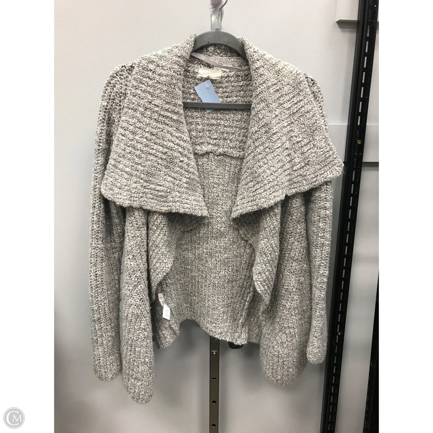 Sweater Cardigan By Lou And Grey In Grey, Size: S