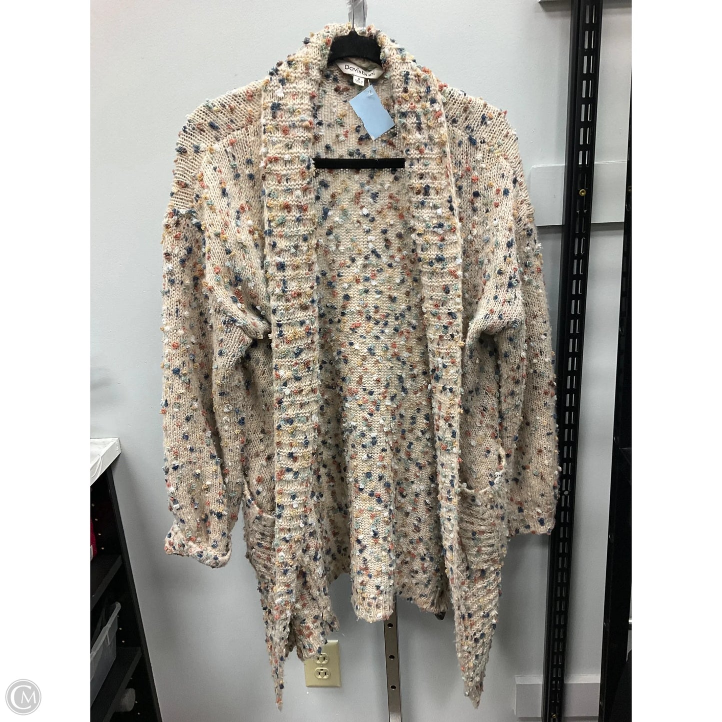 Sweater Cardigan By Davi & Dani In Multi-colored, Size: M