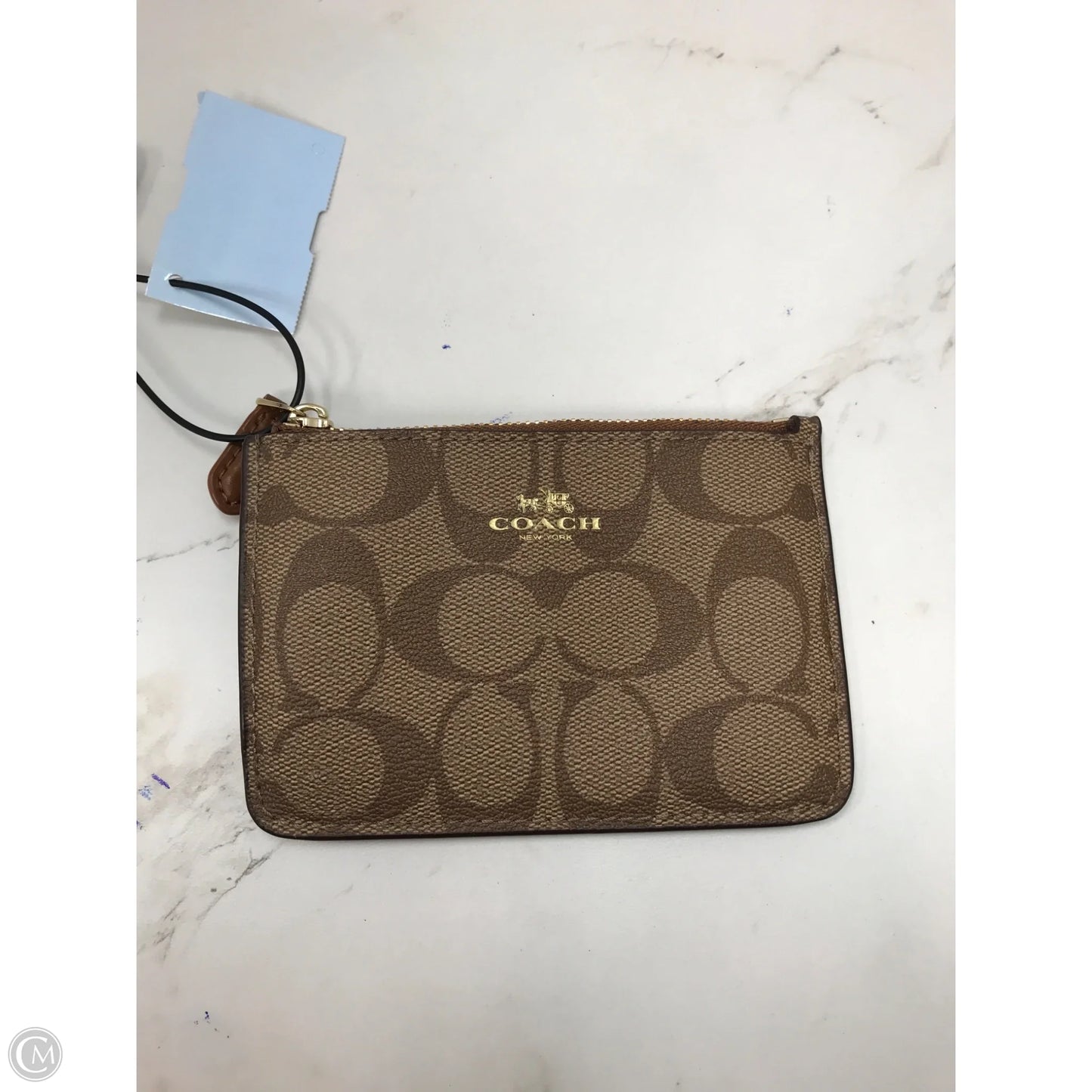 Coin Purse Designer By Coach, Size: Small