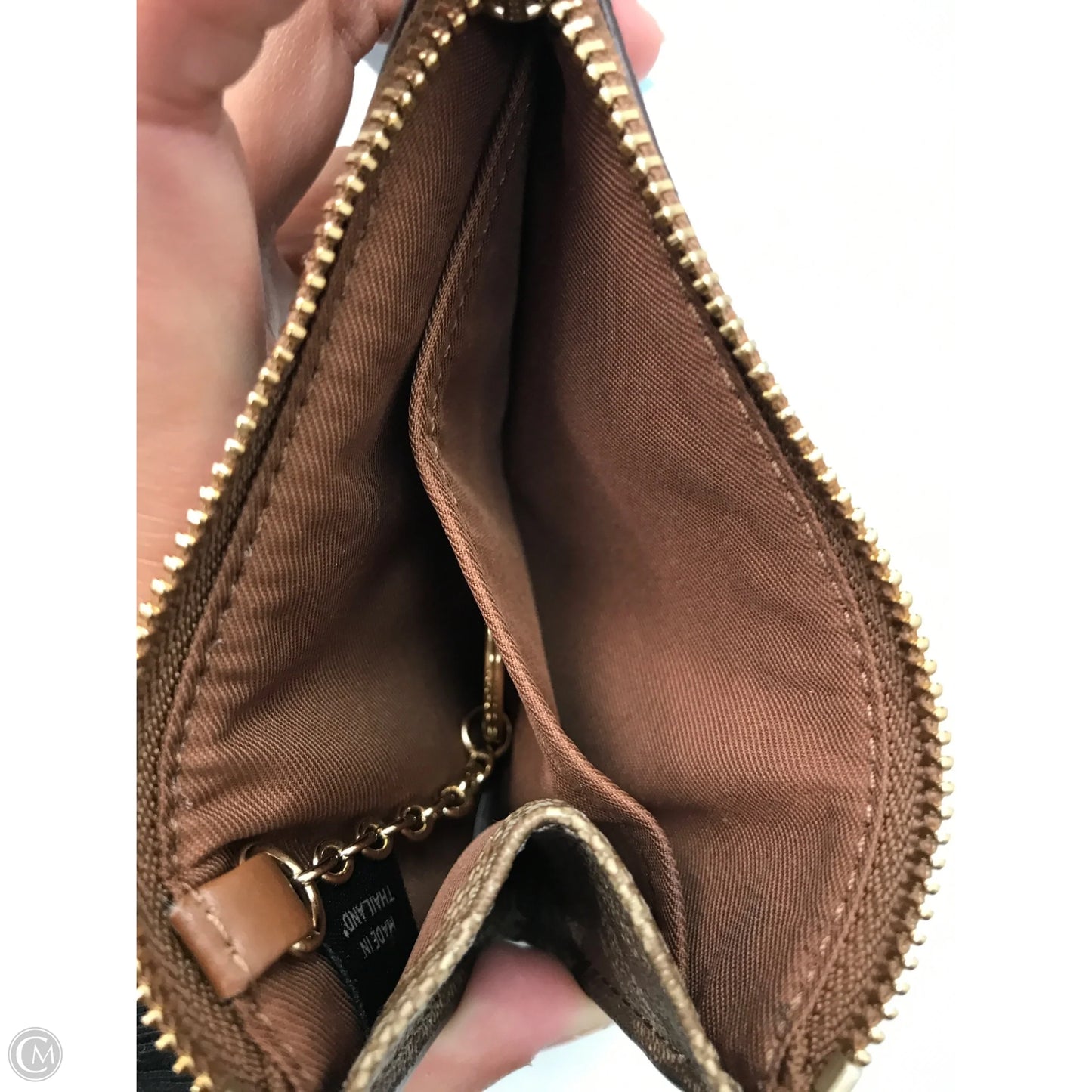 Coin Purse Designer By Coach, Size: Small