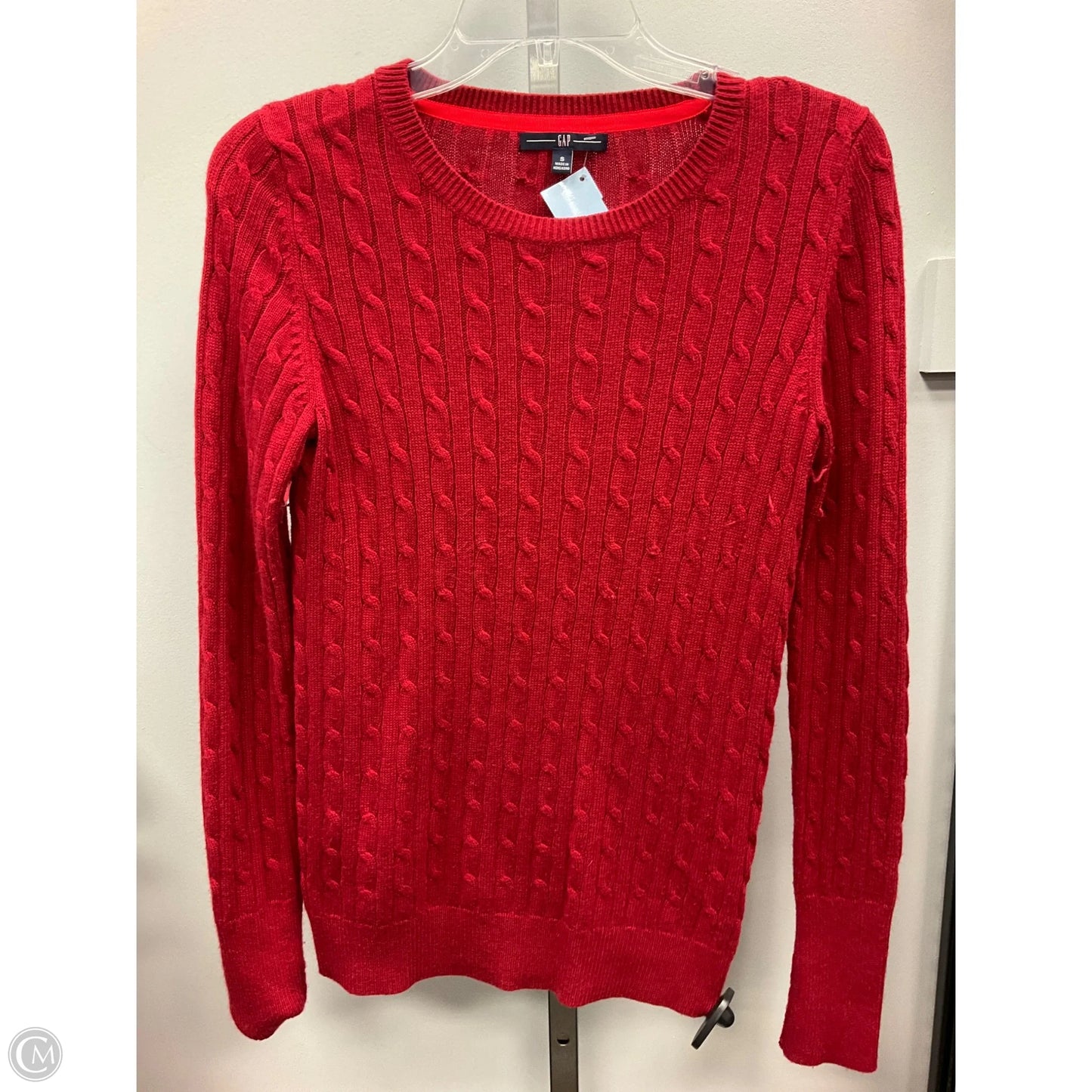 Sweater By Gap In Red, Size: S