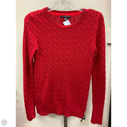 Sweater By Gap In Red, Size: S