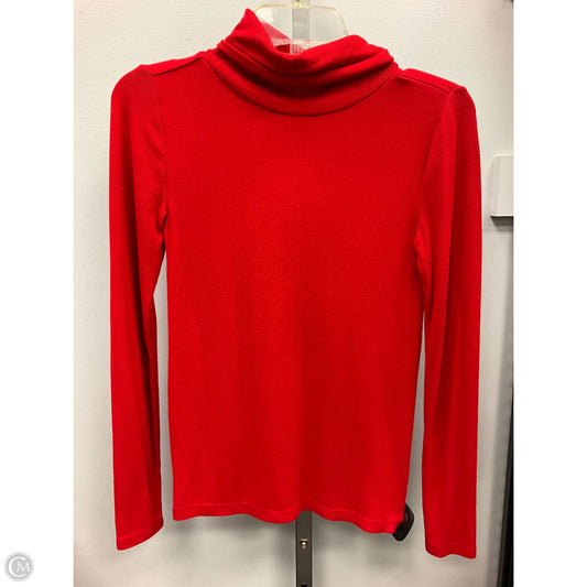 Top Long Sleeve By Loft In Red, Size: Xs