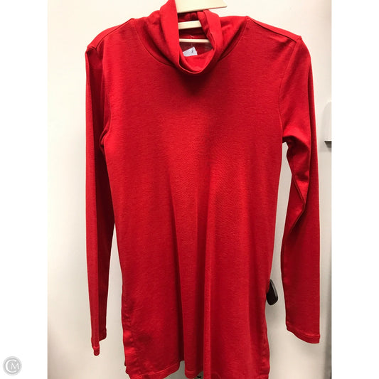 Top Long Sleeve By J. Jill In Red, Size: Xs