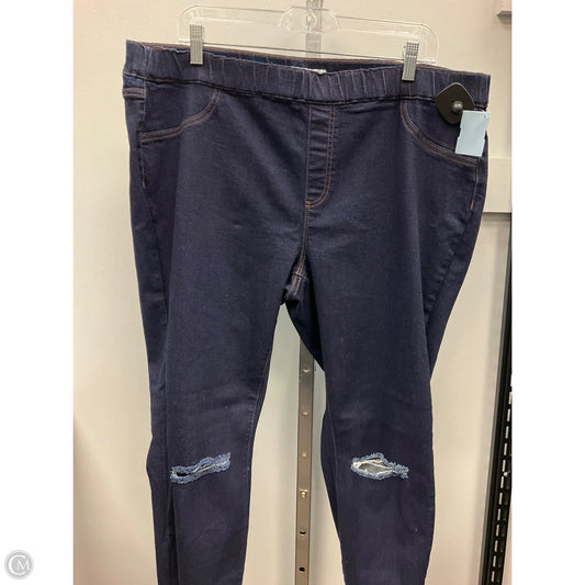 Jeans Skinny By Boutique + In Blue Denim, Size: 18