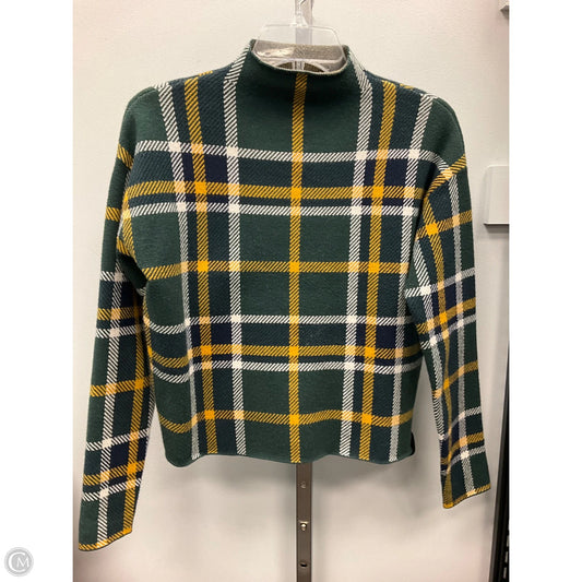 Sweater By Tahari In Plaid Pattern, Size: Xs