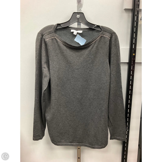 Top Long Sleeve By Chicos In Grey, Size: S