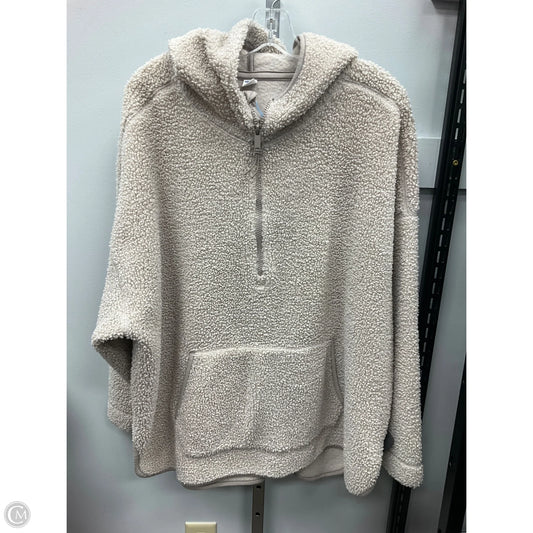Jacket Fleece By Old Navy In Beige, Size: Xxl