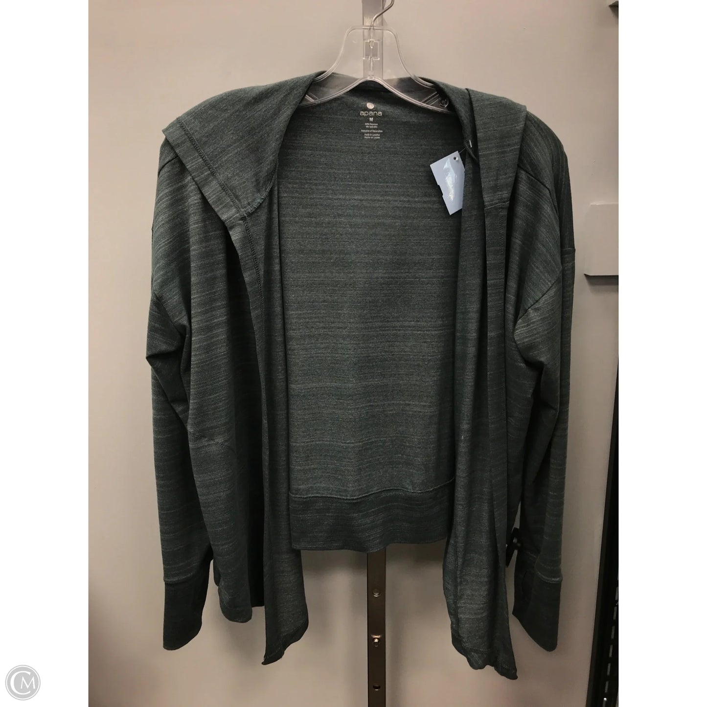 Athletic Jacket By Apana In Teal, Size: M