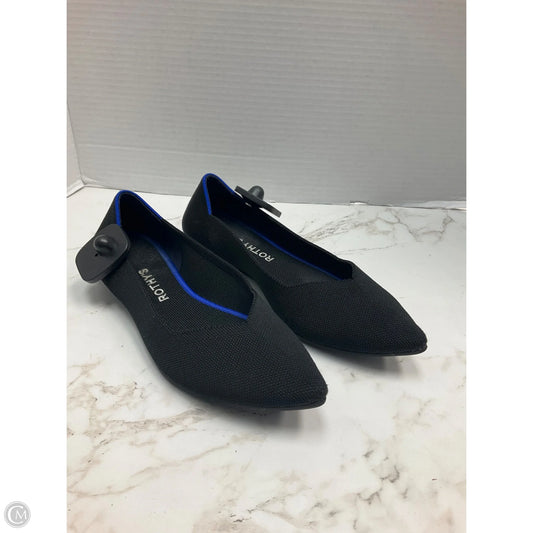 Shoes Flats By Rothys In Black, Size: 9.5
