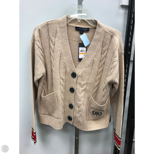 Sweater Cardigan By Tommy Hilfiger In Beige, Size: S