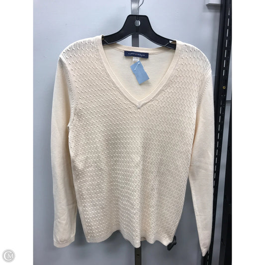 Sweater By Tommy Hilfiger In Cream, Size: M