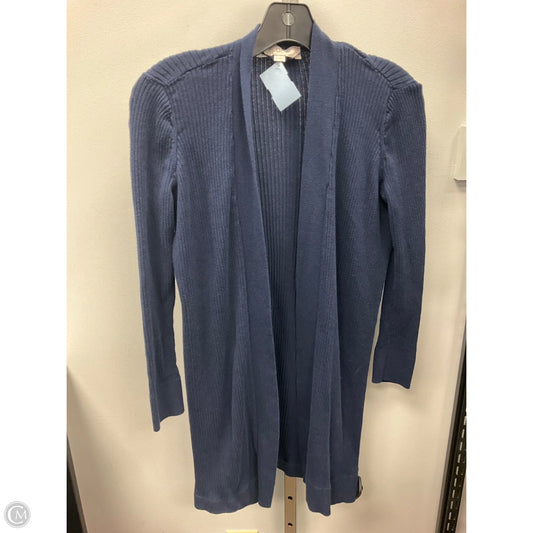 Sweater Cardigan By Loft In Navy, Size: M
