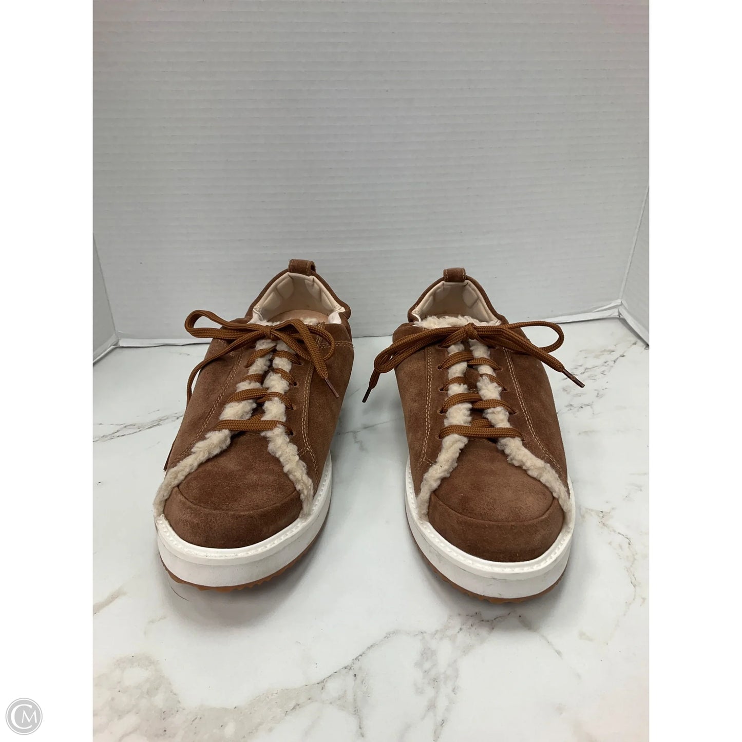 Shoes Sneakers By Hush Puppies In Brown, Size: 10