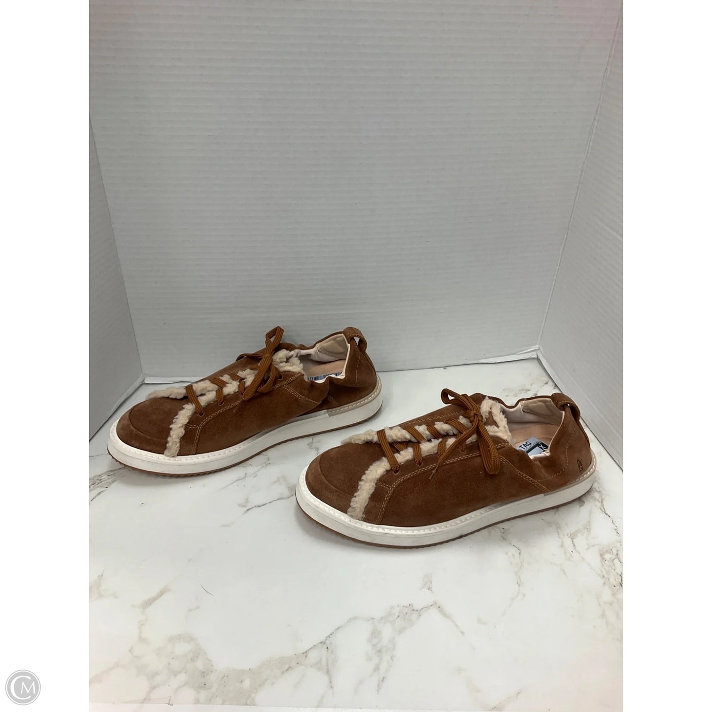 Shoes Sneakers By Hush Puppies In Brown, Size: 10