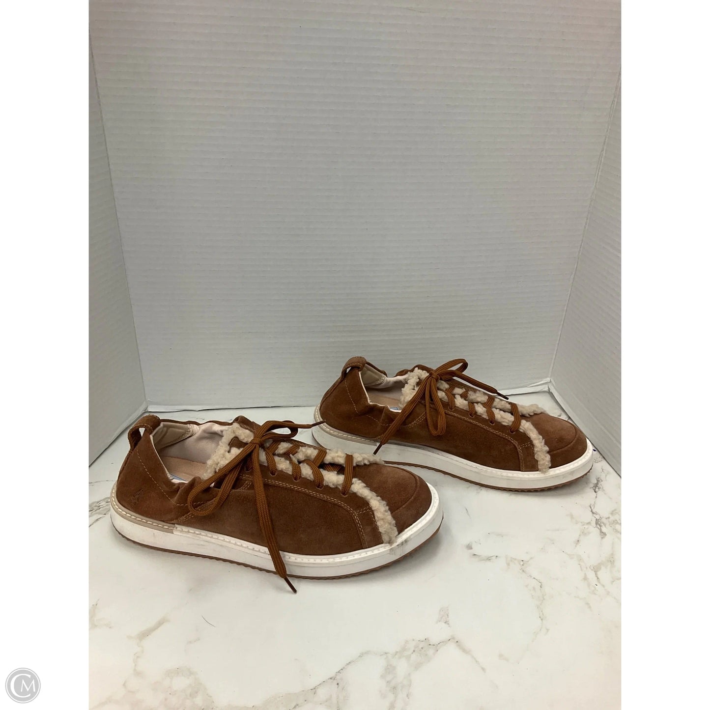 Shoes Sneakers By Hush Puppies In Brown, Size: 10