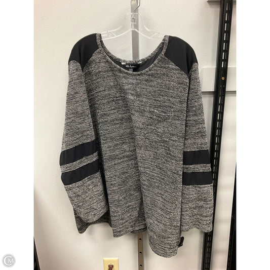 Top Long Sleeve By Ulla Popken In Black, Size: 3x