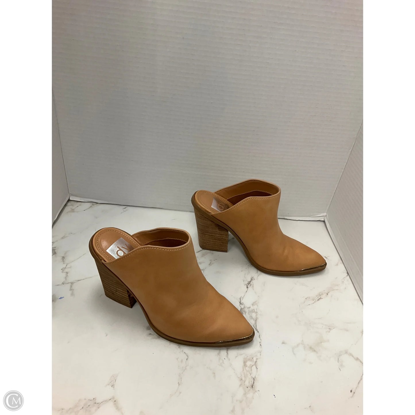 Shoes Heels Block By Dolce Vita In Tan, Size: 6