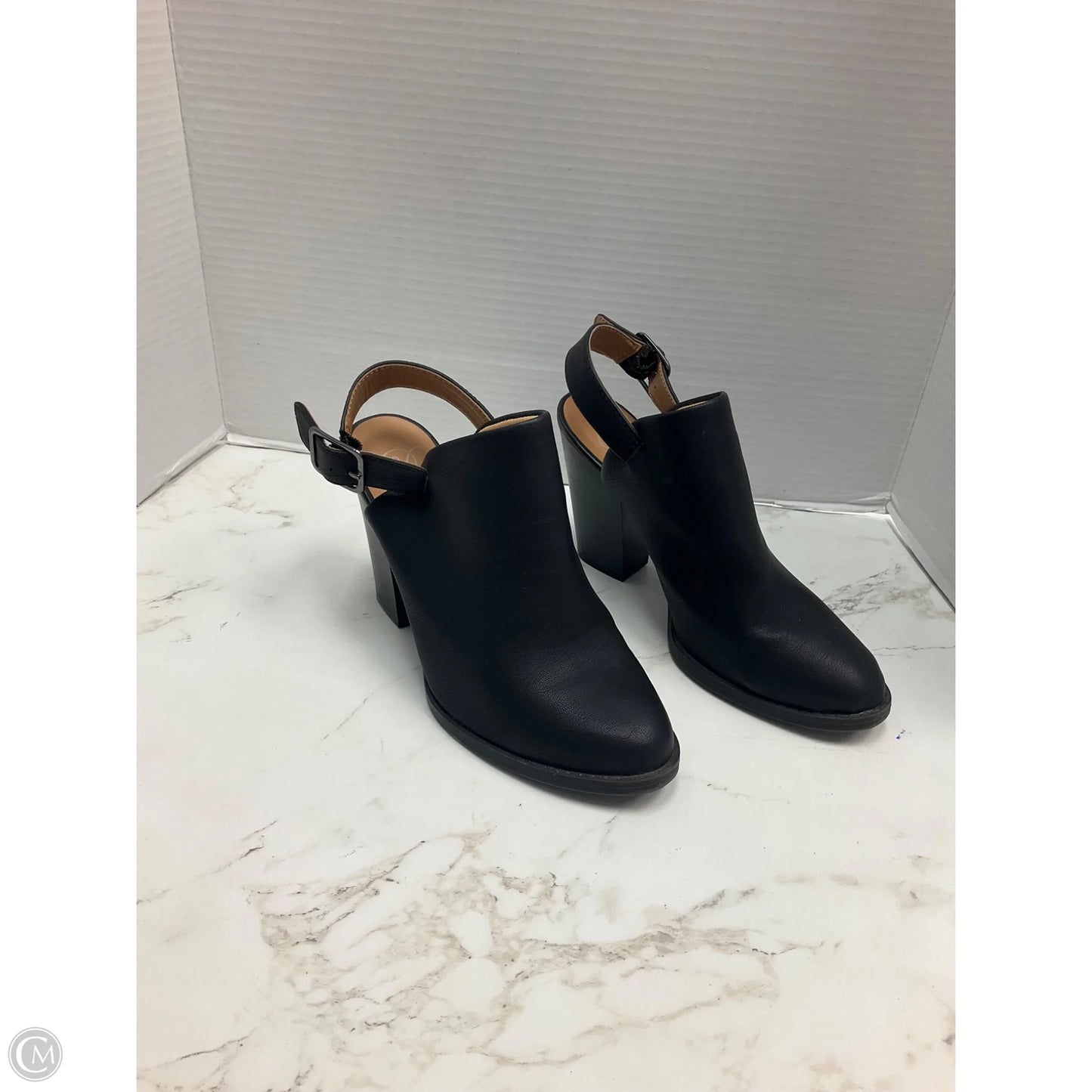 Shoes Heels Block By Derek Heart In Black, Size: 9