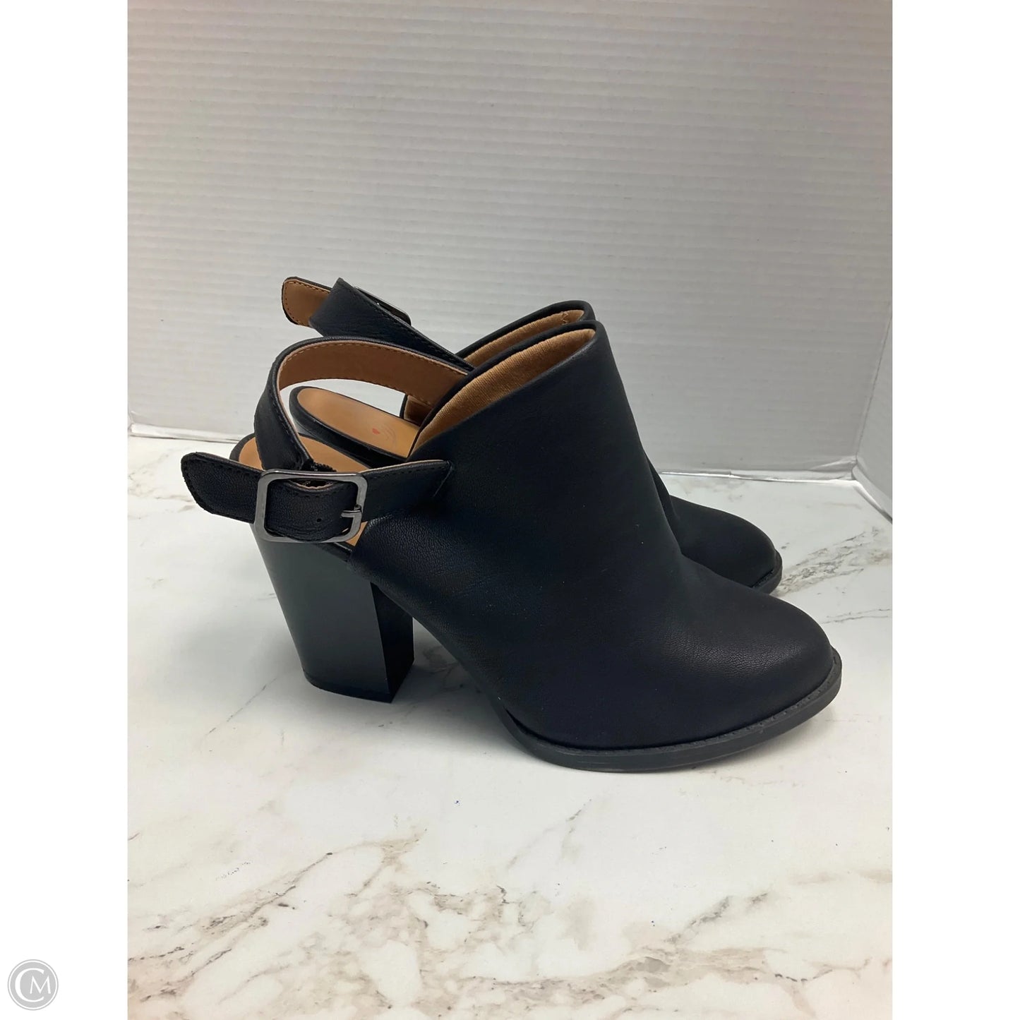 Shoes Heels Block By Derek Heart In Black, Size: 9