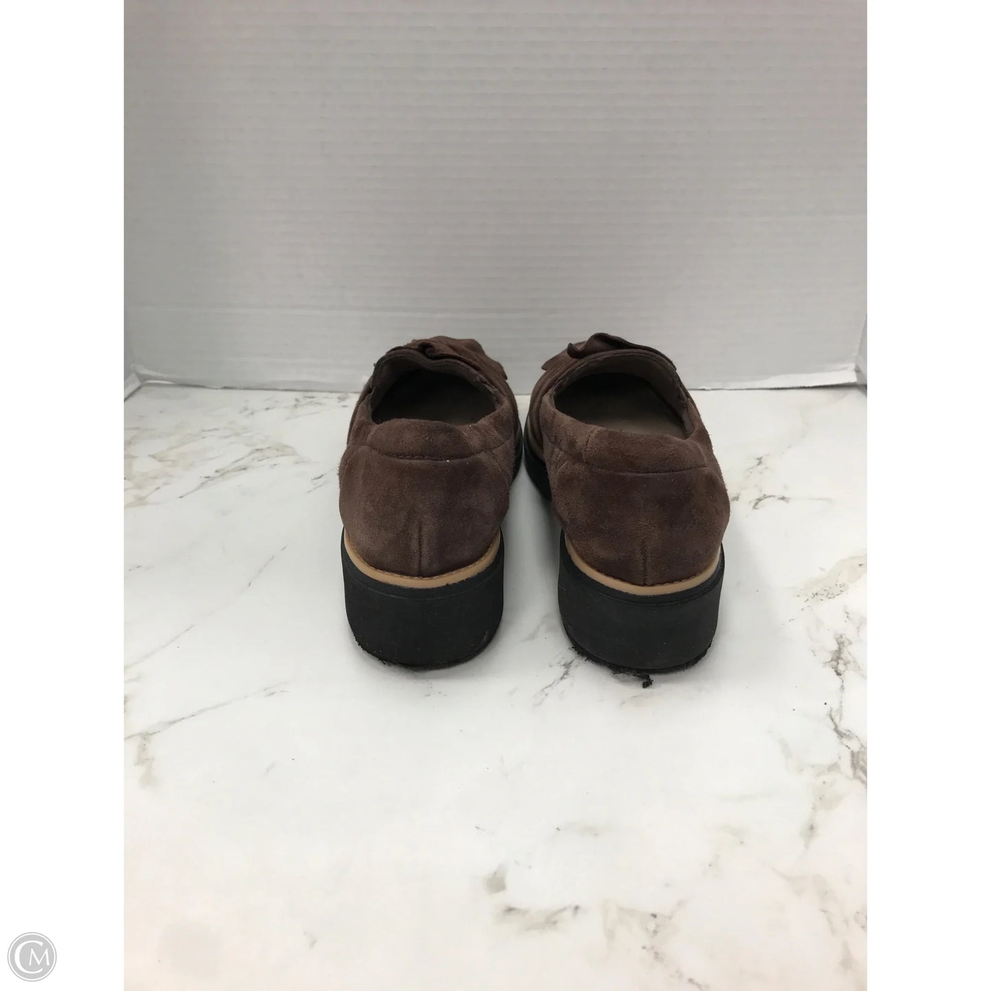 Shoes Heels Platform By Clarks In Brown, Size: 6.5