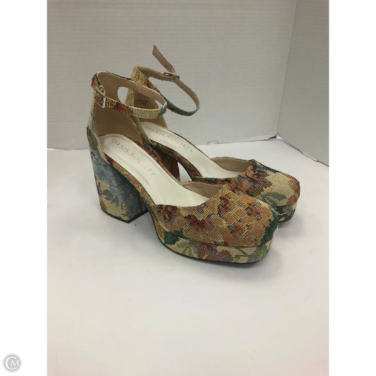 Shoes Heels Block By Oasis Society In Beige, Size: 9