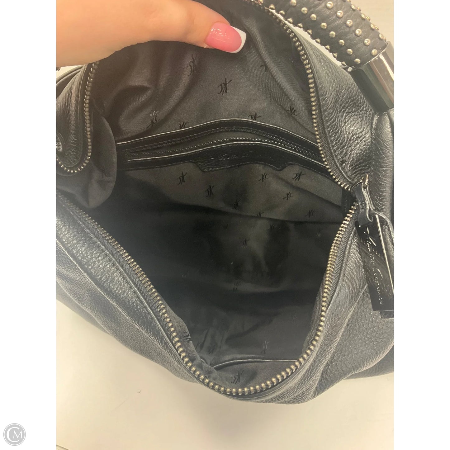 Handbag Leather By Kenneth Cole, Size: Large