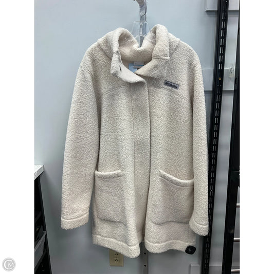 Coat Faux Fur & Sherpa By Columbia In Cream, Size: Xxl
