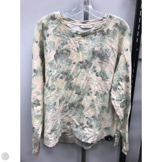 Top Long Sleeve By Orvis In Floral Print, Size: Xl