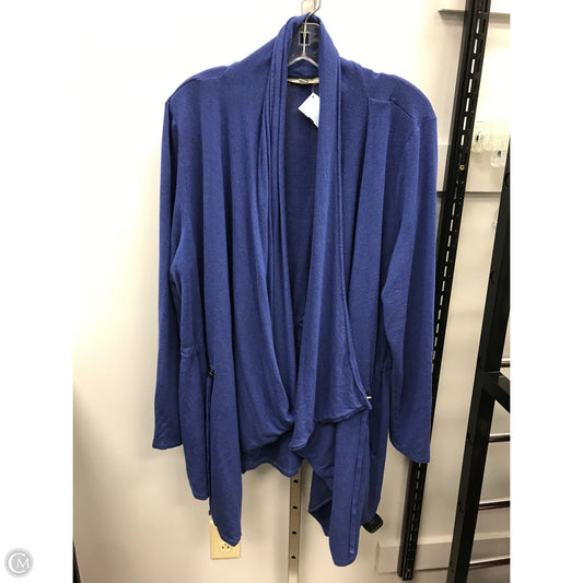 Cardigan By Bass In Blue, Size: Xl