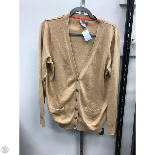 Sweater Cardigan By Jcp In Beige, Size: Xl