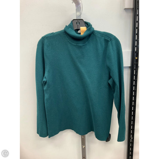 Sweater By Chicos In Green, Size: L