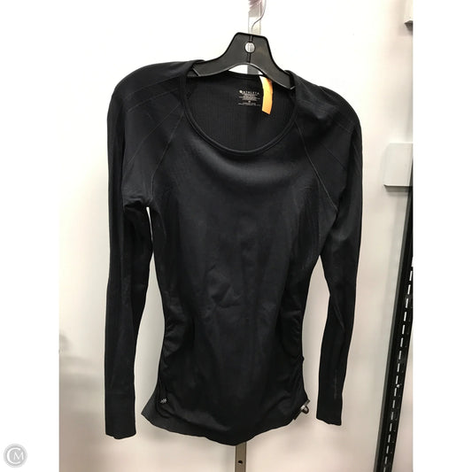 Athletic Top Long Sleeve Crewneck By Athleta In Black, Size: M
