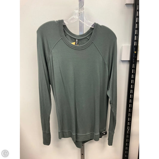Athletic Top Long Sleeve Crewneck By Athleta In Green, Size: L