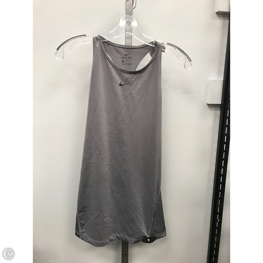 Athletic Tank Top By Nike In Grey, Size: L